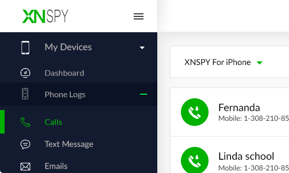 Xnspy ダッシュボード