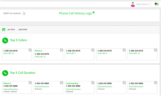Xnspy ダッシュボード