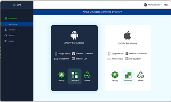 Xnspy を使用するデバイスとオペレーティング システムの選択