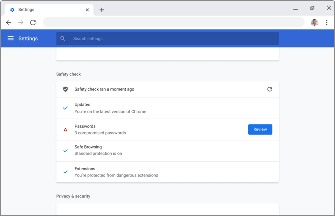 セーフ ブラウザ設定の使用