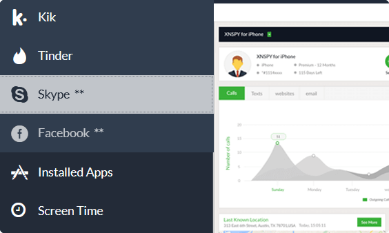 Xnspy ダッシュボード