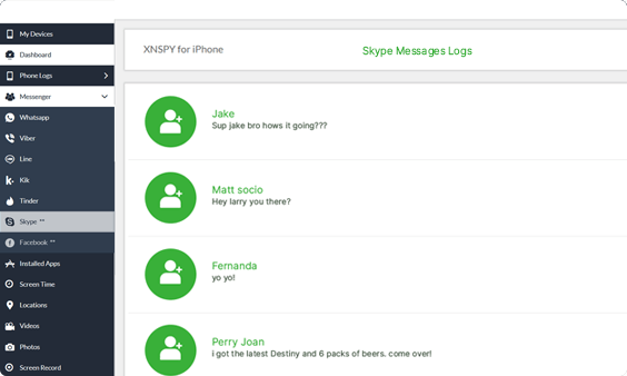 Xnspy ダッシュボード