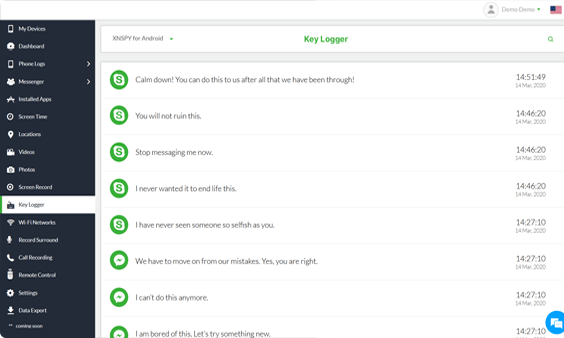 Xnspy ダッシュボード