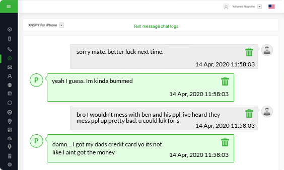 Xnspy ダッシュボード