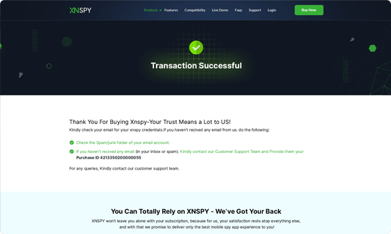 Xnspy ダッシュボード