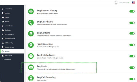 Xnspy ダッシュボード