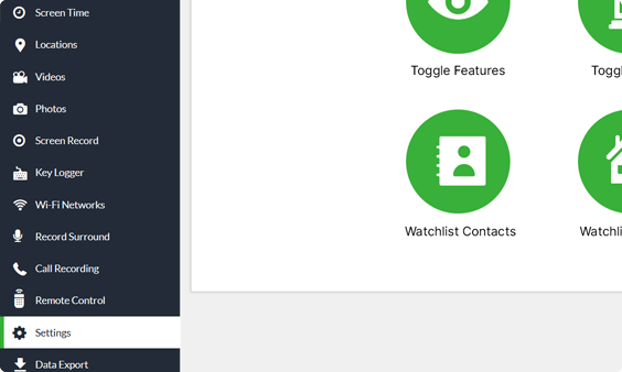 Xnspy ダッシュボード