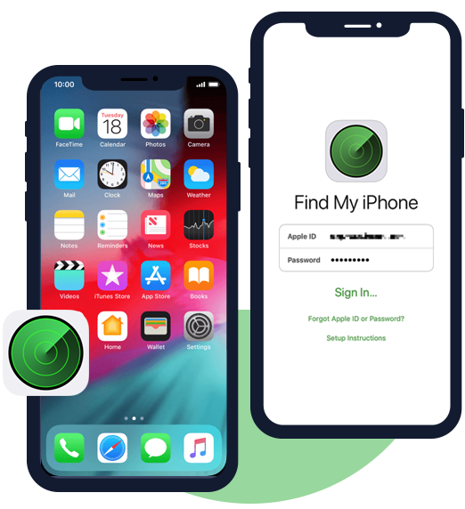 「iPhone を探す」で iPhone の位置を追跡する