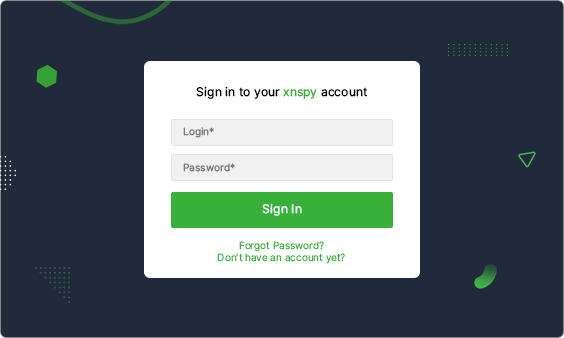 Xnspy サインイン