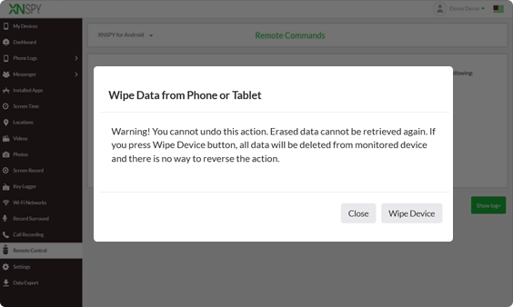 Xnspy ダッシュボード