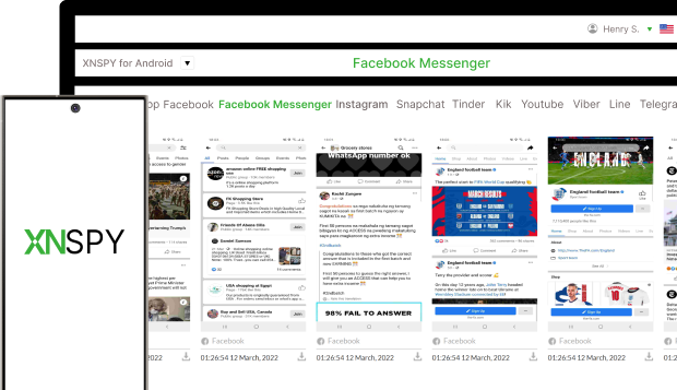 Facebook Messenger Chat Tracker App - Dashboard