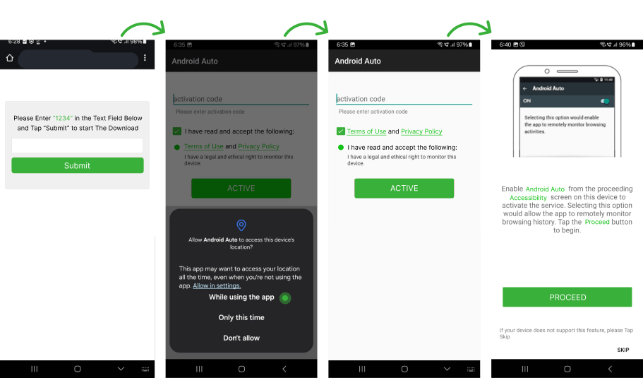サムスン スクリーンショット