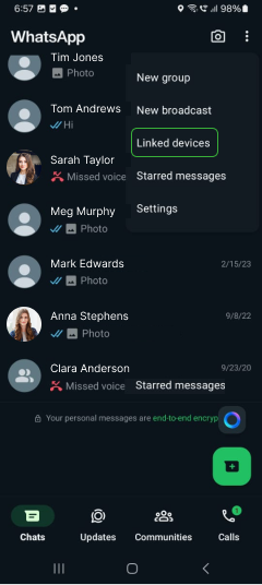 サムスン スクリーンショット